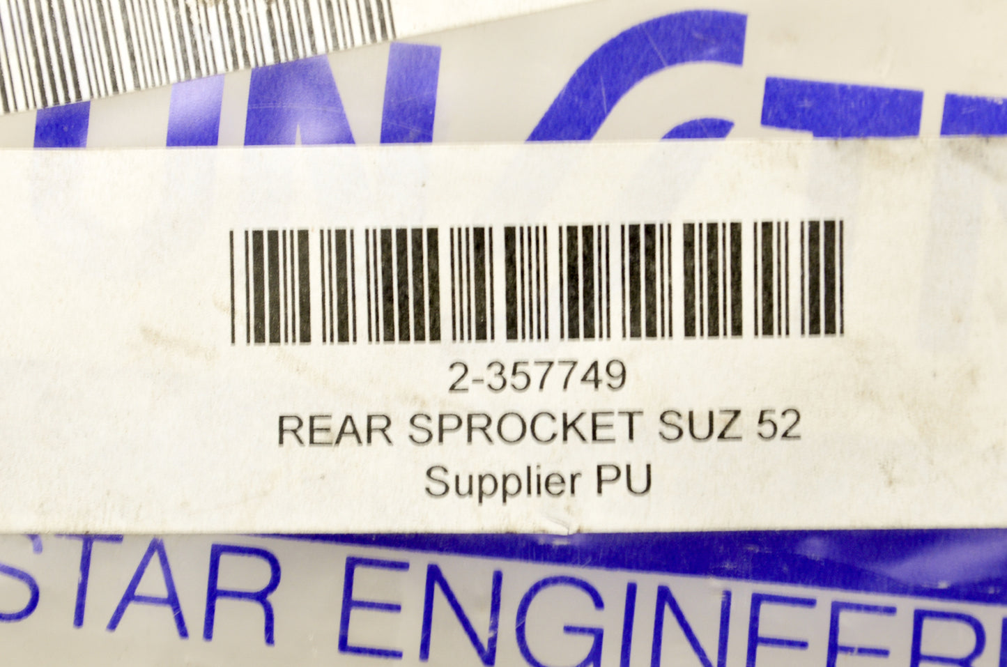 Sunstar 2-357749, S-40280SR Rear Sprocket 49T NOS