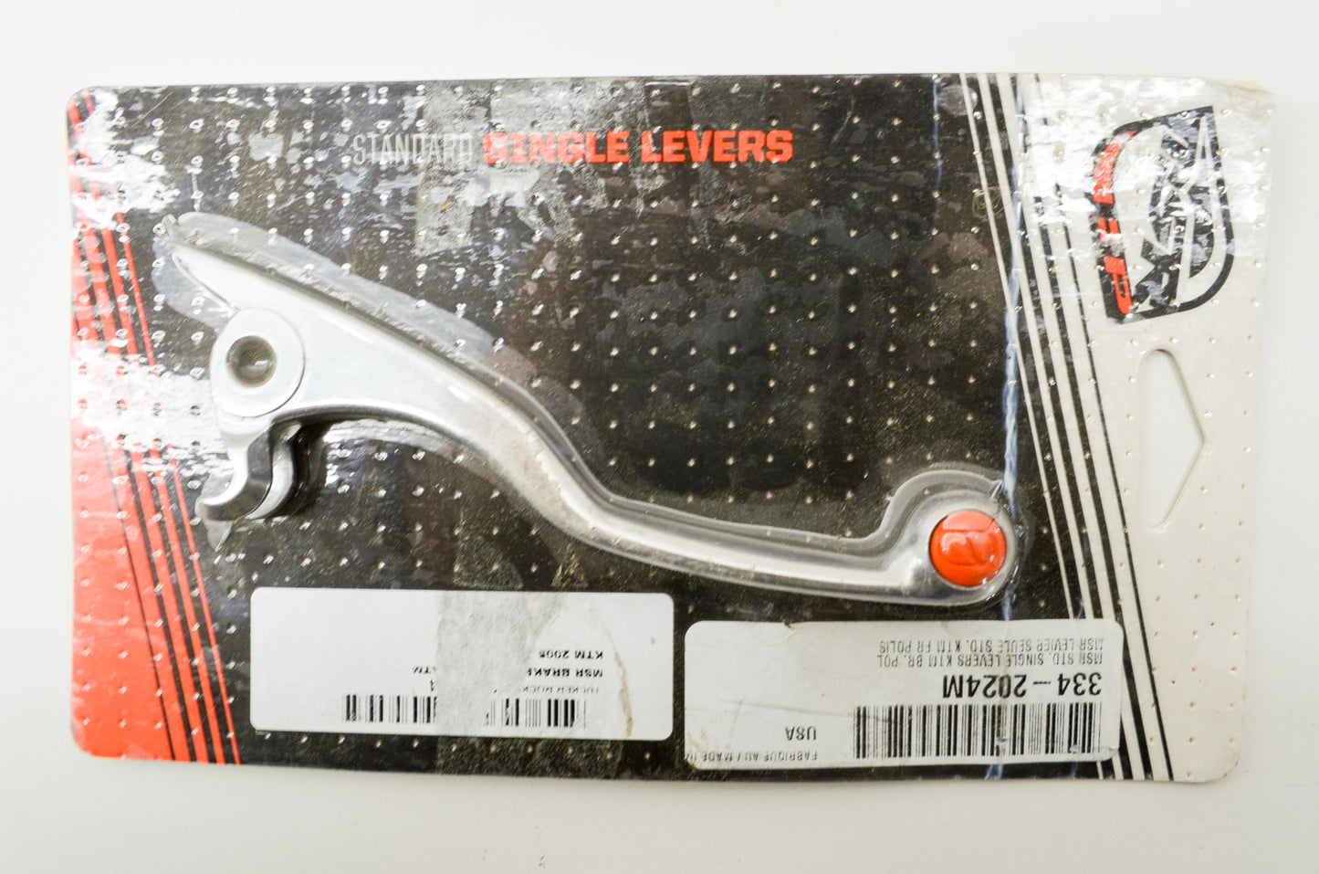 MSR 334-2024M, 1BDKJ57, 342024 Polished Standard Single Brake Lever NOS