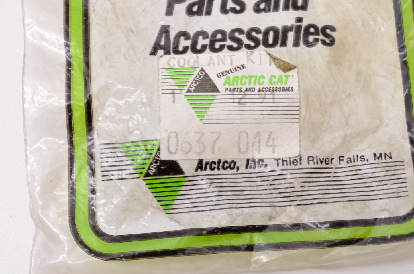 OEM Arctic Cat 0637-014 Coolant Kit NOS