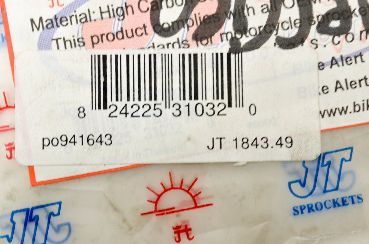 JT Sprockets JTR1843-49 Sprocket 45T NOS