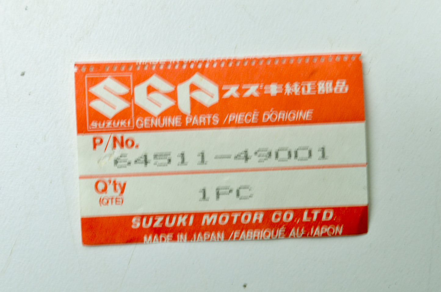OEM Suzuki 64511-49001 Rear Sprocket 42T NOS