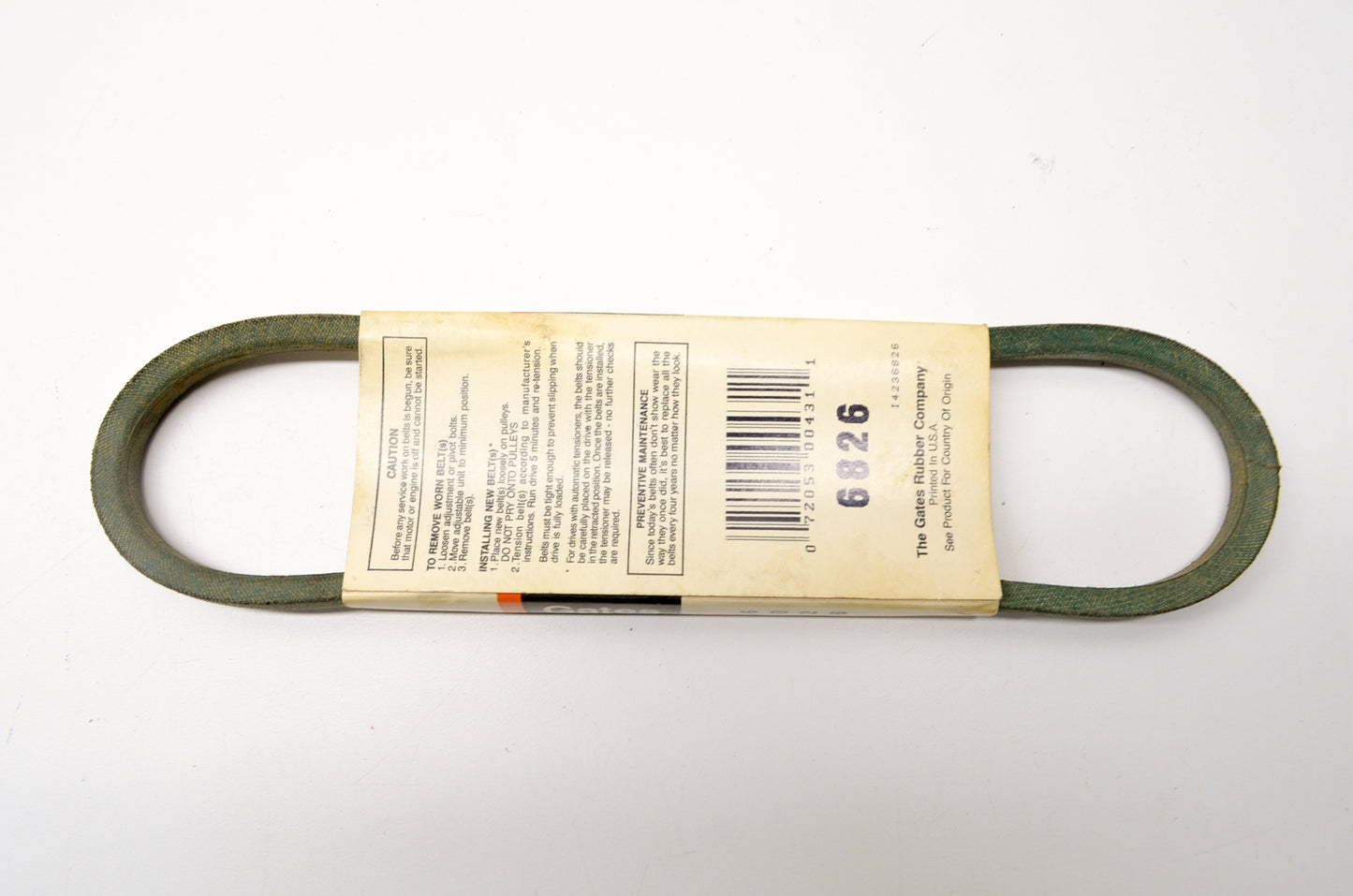 Gates 6826 Belt NOS