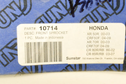 Sunstar 10714 Sprocket 14T NOS