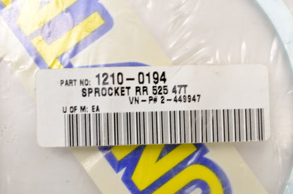 Sunstar 1210-0194, 2-449947 Sprocket RR525 47T NOS