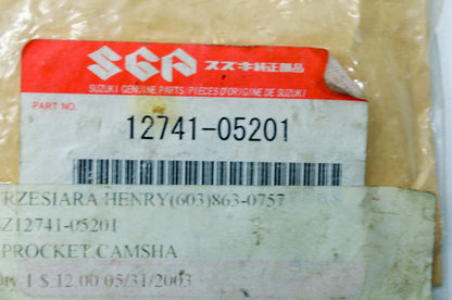 OEM Suzuki 12741-05201 Camshaft Sprocket Gear NOS