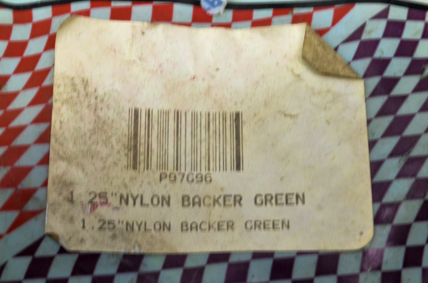 SABER P97G96 Green Nylon Backer Qty 92 NOS
