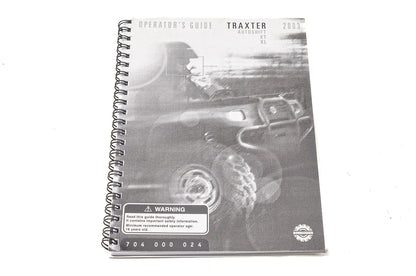 Bombardier 704000024 2003 Traxter Operator's Guide