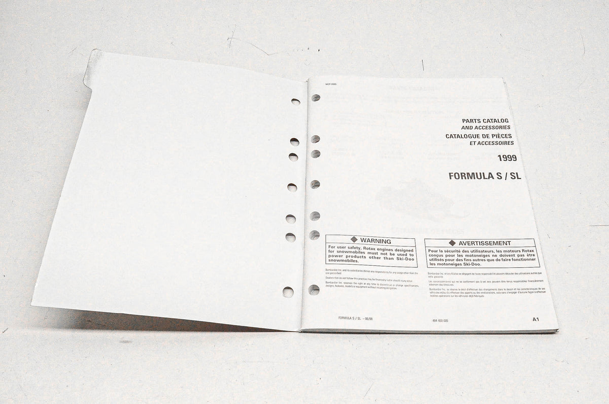 OEM Ski-Doo 484400005, P484400005 1999 Formula S/SL