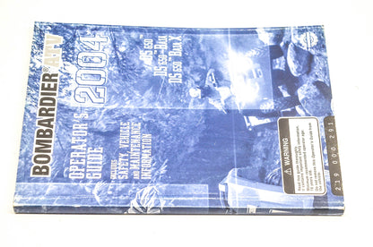 OEM BRP 219000291 2004 Bombardier ATV Operator's Guide