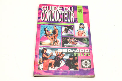 OEM BRP 219000007 1992 SeaDoo GTS GTX Operator's Guide