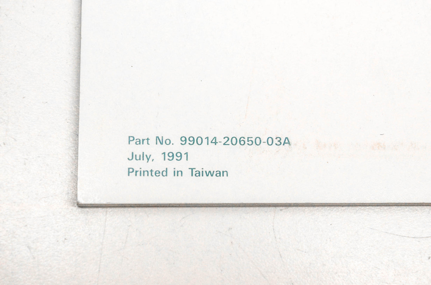 New OEM Suzuki 99014-20650-03A 1991 Parents, Youngsters and Off-Highway Motorcycle Manual NOS