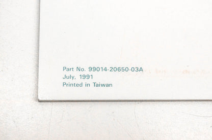 New OEM Suzuki 99014-20650-03A 1991 Parents, Youngsters and Off-Highway Motorcycle Manual NOS