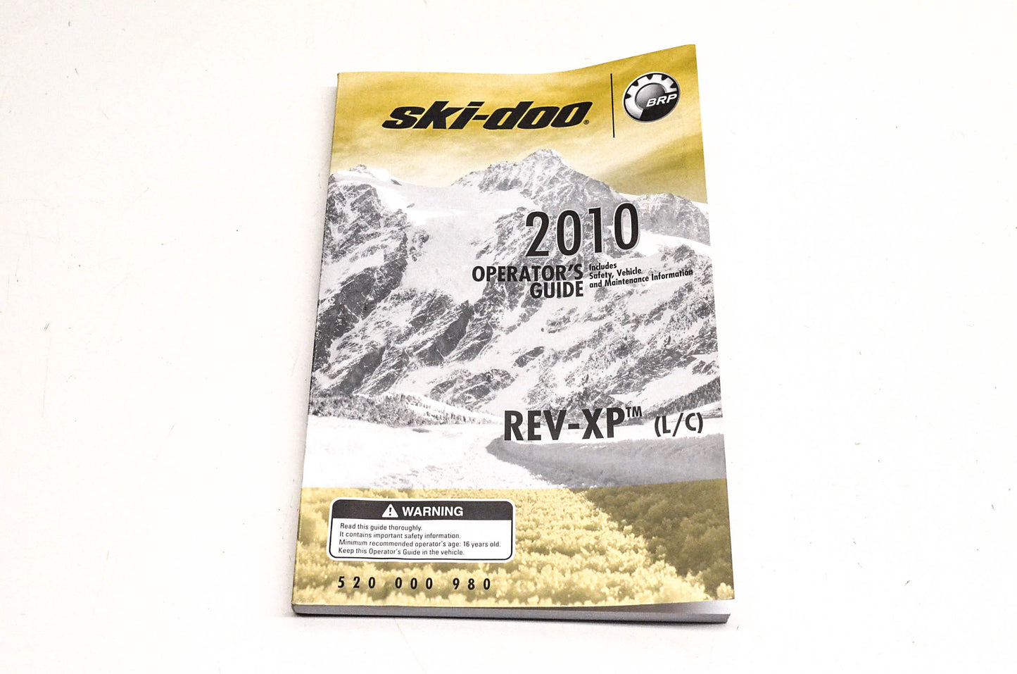 OEM BRP 520000980 2010 SkiDoo REV-XP (L/C) Operator's Guide