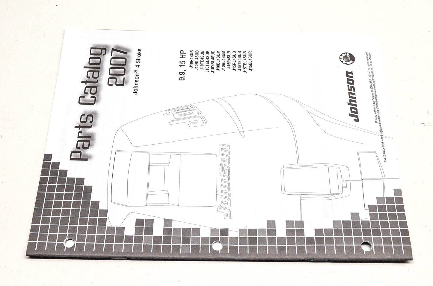 OEM BRP 5007201 2007 Johnson 4-Stroke Parts Catalog