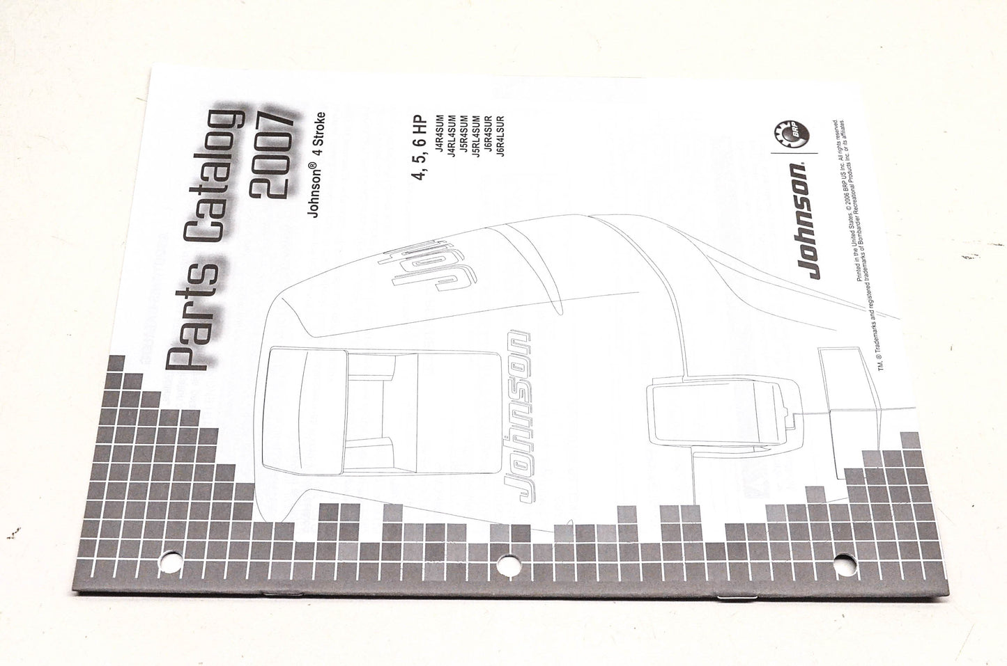 OEM BRP 5007200 2007 Johnson 4-Stroke Parts Catalog