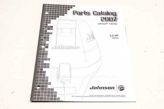 OEM BRP 5007199 2007 Johnson 4-Stroke Parts Catalog