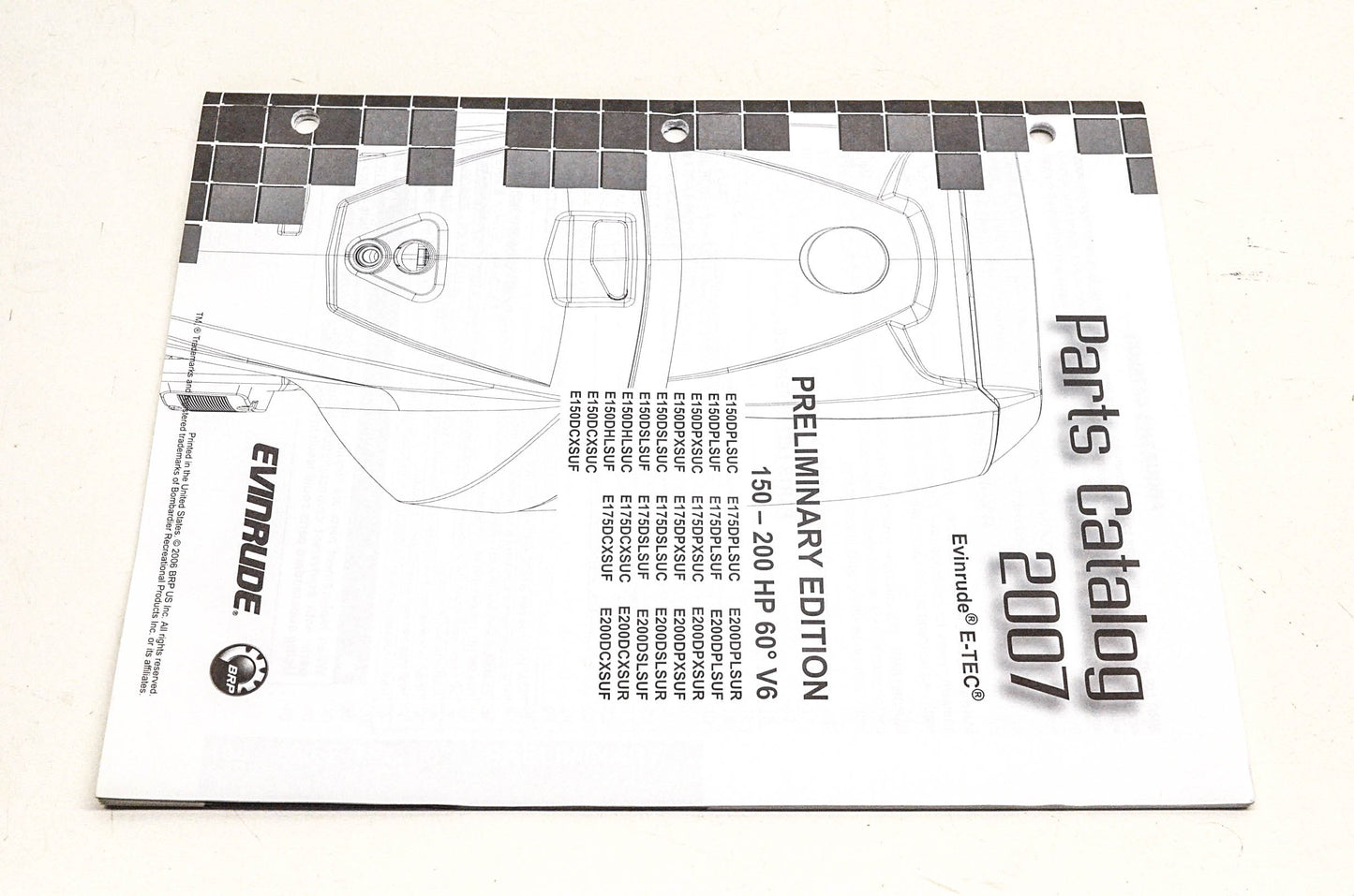OEM BRP 5007197 2007 Evinrude E-Tec Parts Catalog