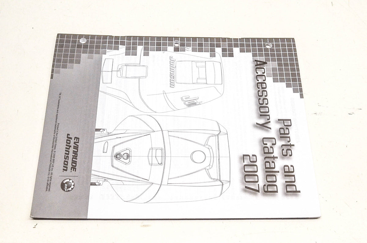 OEM BRP 5007205 2007 Evinrude Johnson Parts And Accessories Catalog