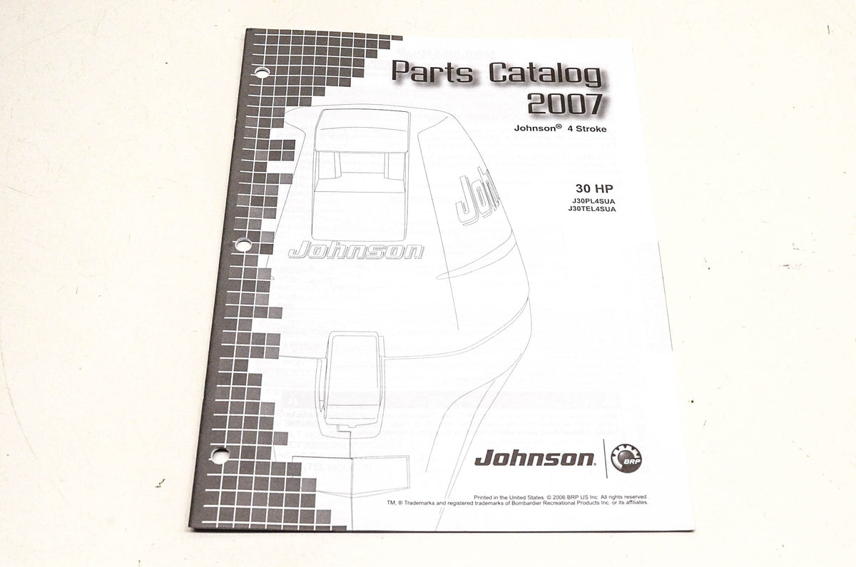 OEM BRP 5007202 2007 Johnson 4-Stroke Parts Catalog
