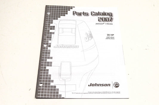 OEM BRP 5007202 2007 Johnson 4-Stroke Parts Catalog
