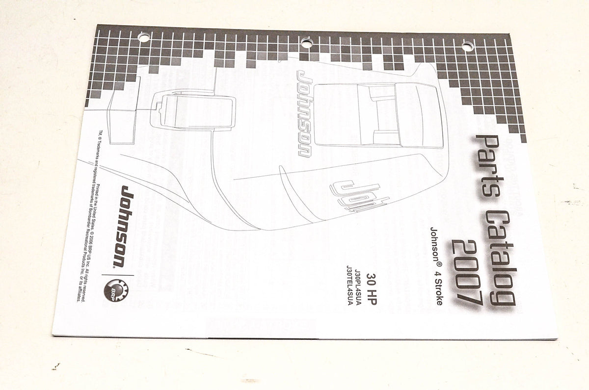 OEM BRP 5007202 2007 Johnson 4-Stroke Parts Catalog