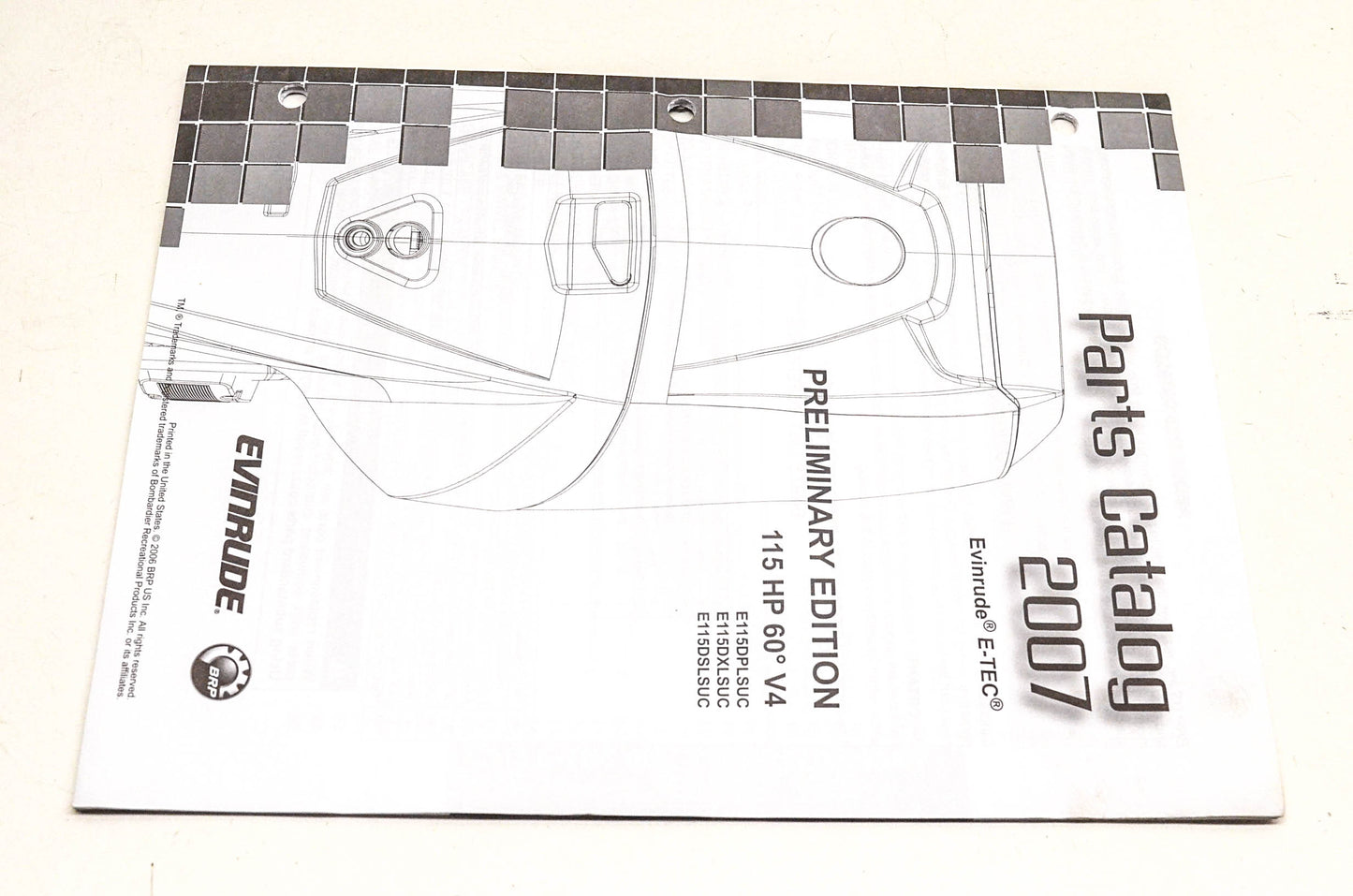 OEM BRP 5007196 2007 Evinrude E-Tec Parts Catalog