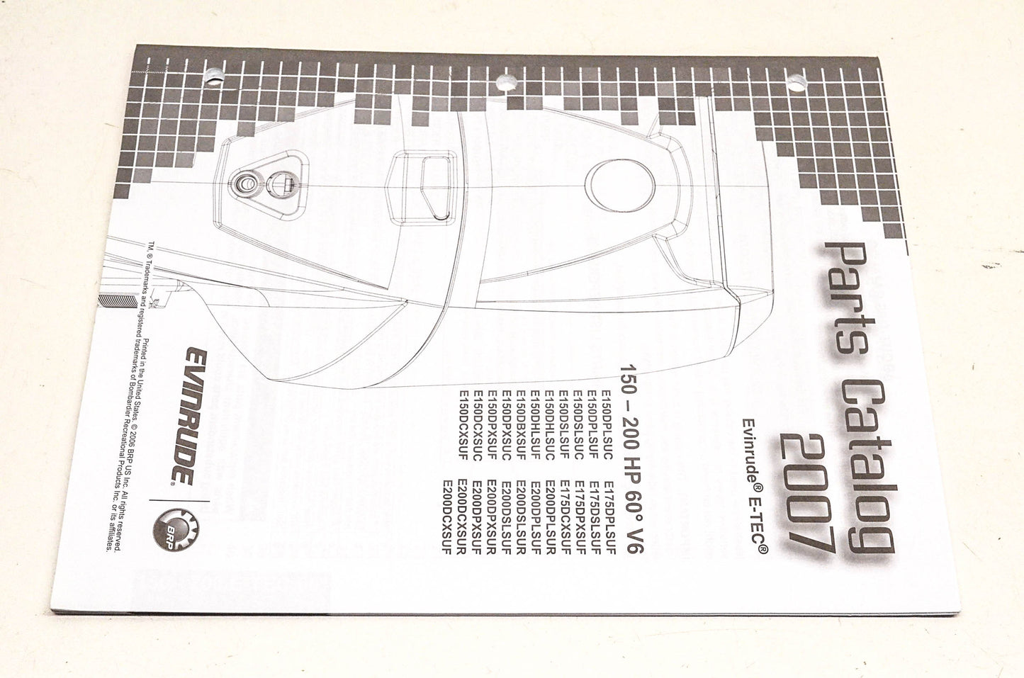 OEM BRP 5007197 2007 Evinrude E-Tec Parts Catalog