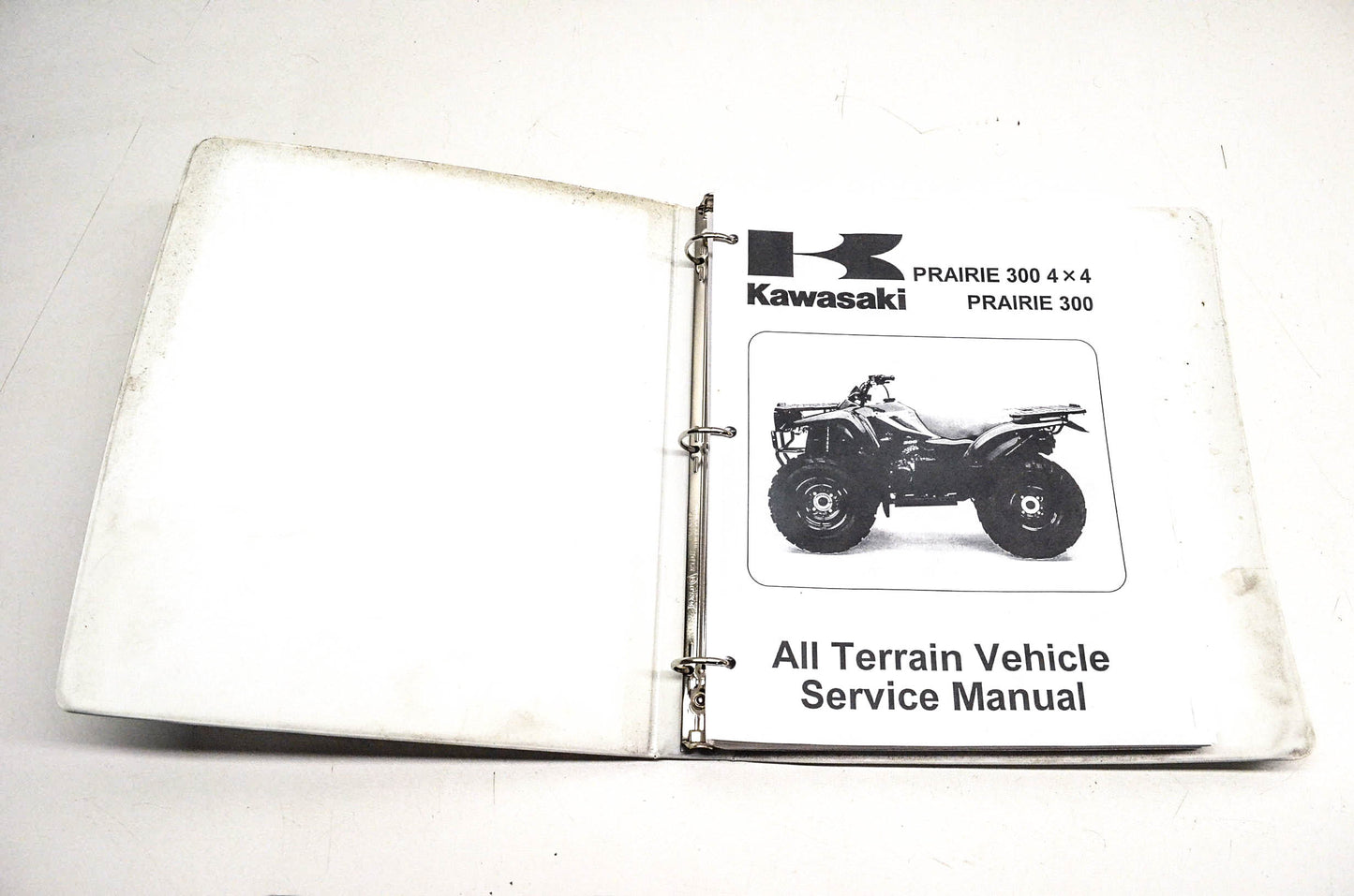 OEM Kawasaki 99924-1239-04 Prairie 300 4x4 ATV Service Manual