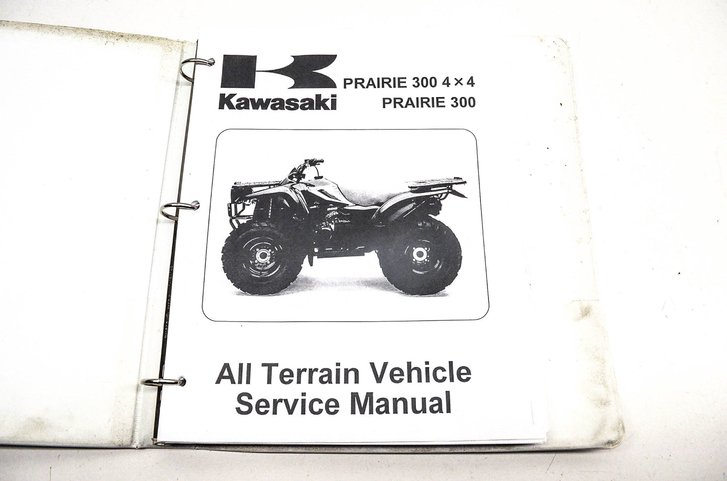 OEM Kawasaki 99924-1239-04 Prairie 300 4x4 ATV Service Manual