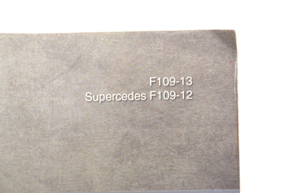 Hastings F109-13 2013 Automotive Filter Application Guide