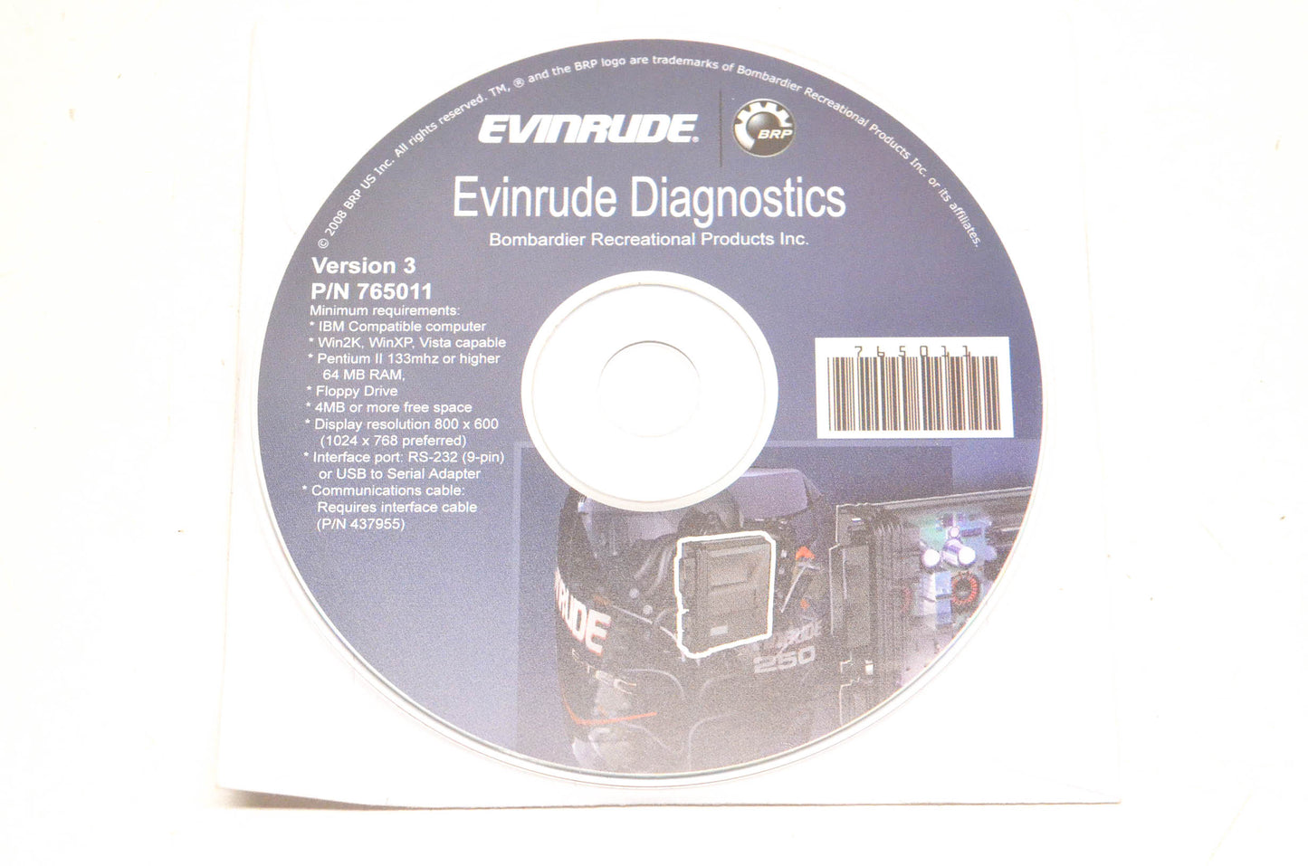 Evinrude 765011 Diagnostics Version 3 CD-ROM