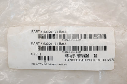 Alpha Sports 53300-131-B385 Handlebar Cover Blue Qty 1 NOS