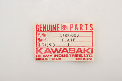 New OEM Kawasaki 13187-008 Clutch Pressure Plate Qty 1 NOS