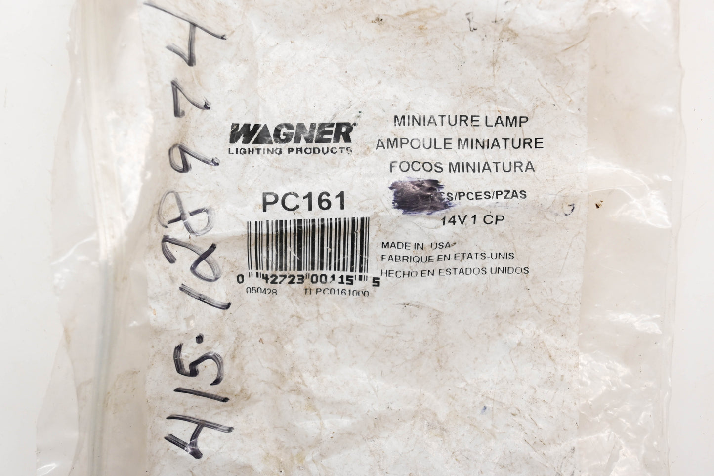 Wagner PC161, 415-128974 Miniature Lamp Qty 1 NOS