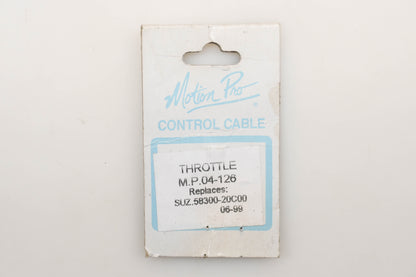 Motion Pro 04-126, 58300-20C00 Throttle Cable Qty 1 NOS