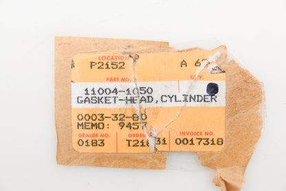 New OEM Kawasaki 11004-1050 Cylinder Head Gasket Qty 1 NOS