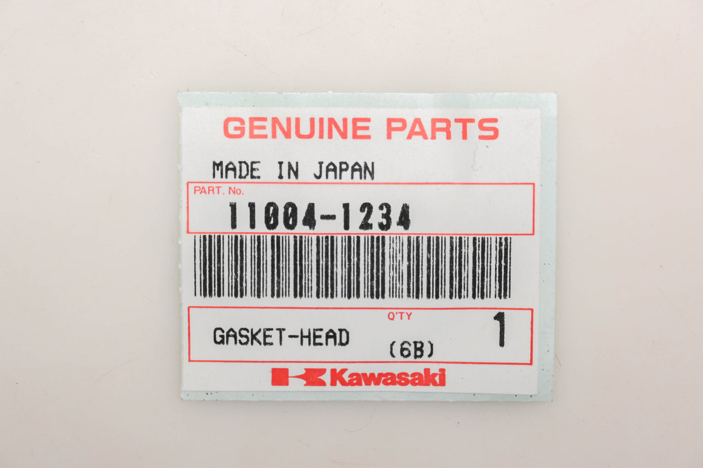 New OEM Kawasaki 11004-1234 Head Gasket Qty 1 NOS