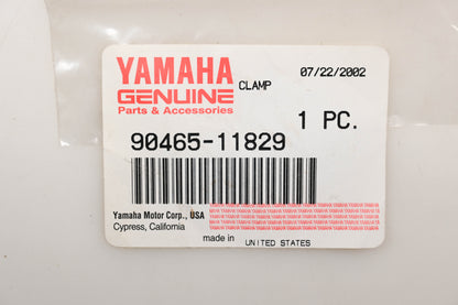New OEM Yamaha 90465-11829-00 Clamp Qty 1 NOS