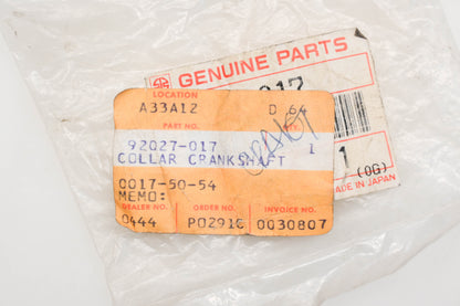 New OEM Kawasaki 92027-017 Crank Shaft Collar Qty 1 NOS
