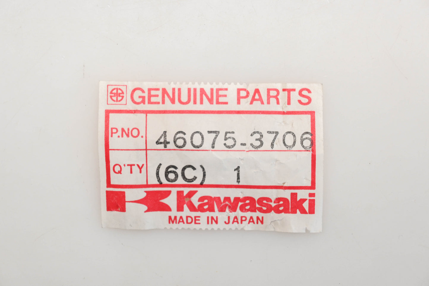 New OEM Kawasaki 46075-3706 Left Hand Handle Grip Qty 1 NOS