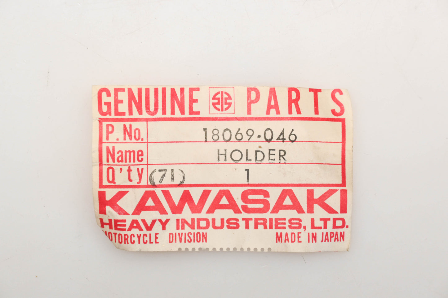New OEM Kawasaki 18069-046 Exhaust Pipe Holder Qty 1 NOS