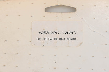 New OEM Kawasaki K53020-182C Chrome Ribbed Caliper Cap Cover Qty 1 NOS