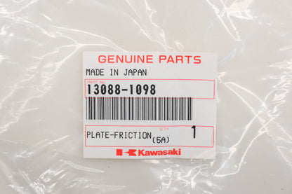 New OEM Kawasaki 13088-1098 Friction Plate Qty 1 NOS