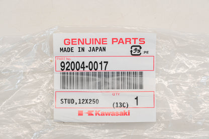 New OEM Kawasaki 92004-0017 Stud 12X250.12X24 Qty 1 NOS