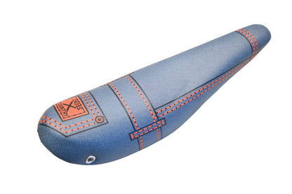 Aftermarket ZI021-36 Cross Country Bicycle Seat Assembly 18" L x 5" W Qty 1 NOS