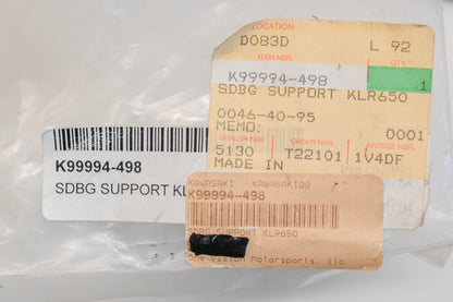 New OEM Kawasaki K99994-498 Saddlebag Support Qty 1 NOS