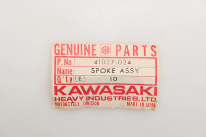 New OEM Kawasaki 41027-024 Inner Spokes Qty 10 NOS