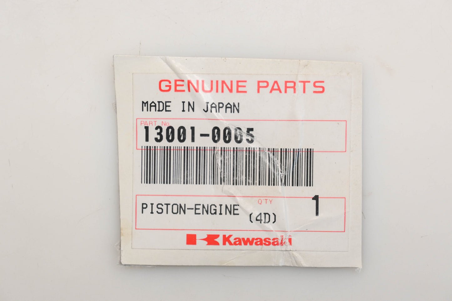 New OEM Kawasaki 13001-0005 Engine Piston Qty 1 NOS