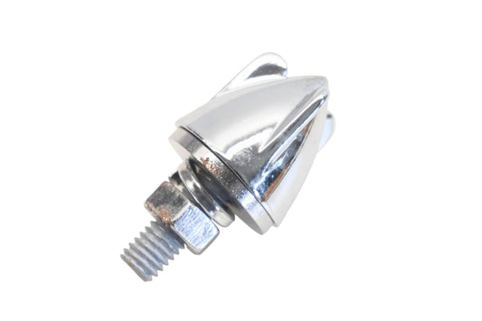 Highway Hawk 03-100 M6 Chrome Bullet Nut Assembly NOS