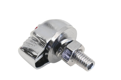 Highway Hawk 03-103 Red M6 Chrome Skull Nut Assembly NOS